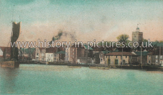 Wivenhoe from the Ferry, Wivenhoe, Essex. c.1905